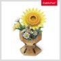 Cubic Fun - Buchet de flori 3D Floarea Soarelui 102 piese Cubic Fun - 4